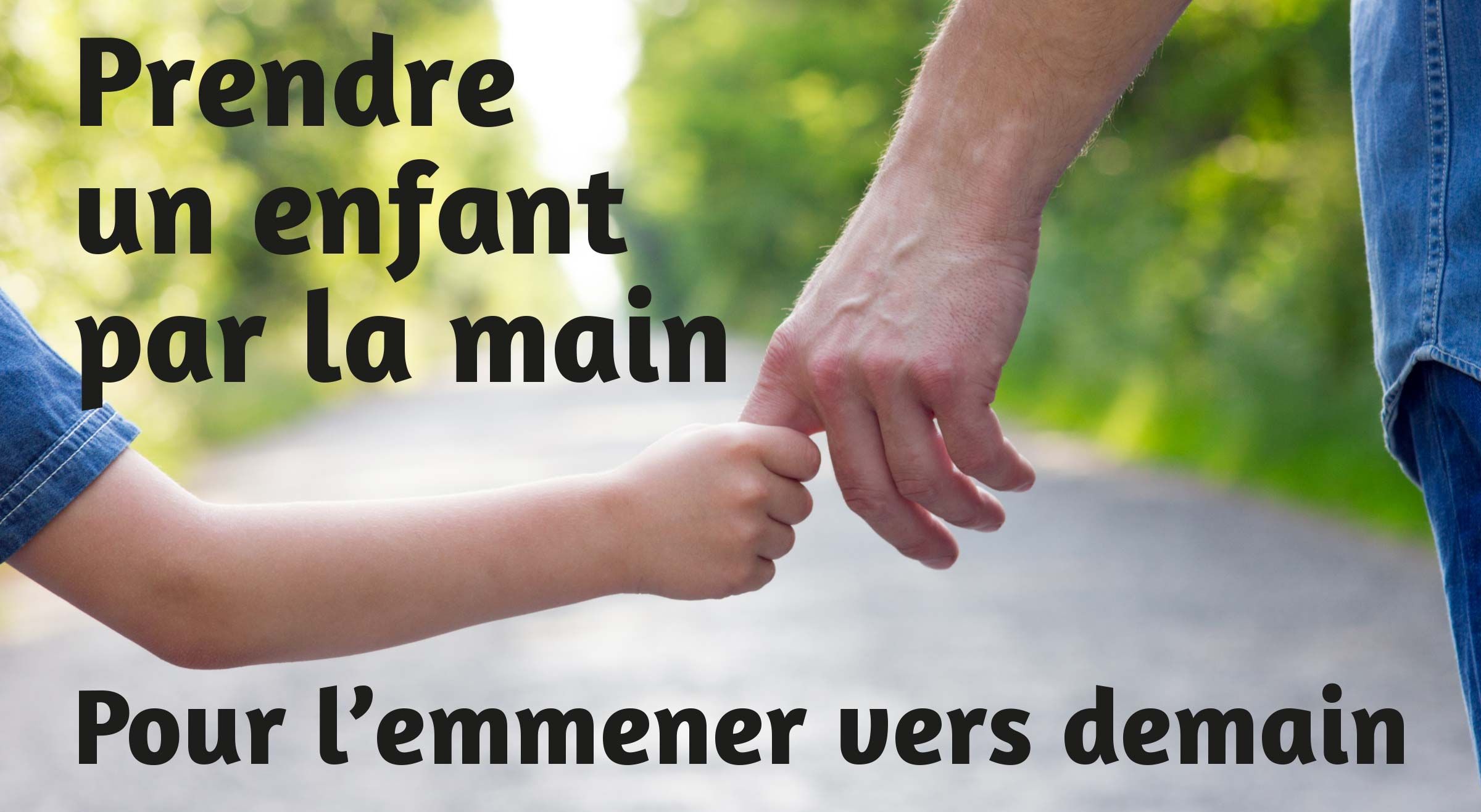 Prendre un enfant par la main